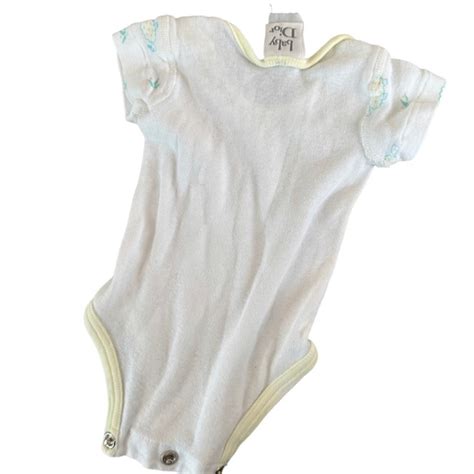 dior baby grow|vintage baby dior layette sheep.